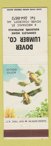 Matchbook Cover - Dover Lumber Dover Foxcroft ME
