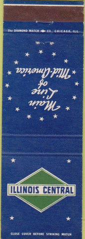 Matchbook Cover - Illinois Central Railroad