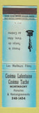 Matchbook Cover - Cinema Lafontaine Movies Montmagny QC WEAR