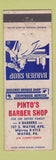 Matchbook Cover - Pinto's Barber Shop Wayne PA WEAR