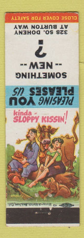 Matchbook Cover - Lloyd's Barber Shop Los Angeles CA hillbilly
