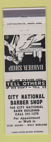 Matchbook Cover - City National Barber Shop Omaha?