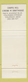Matchbook Cover - Chapel Hill Cinema N Drafthouse Movies Colorado Springs