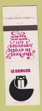 Matchbook Cover - Le Beaver Movies Porn Montreal QC #2