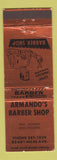 Matchbook Cover - Armando's Barber Shop