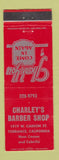 Matchbook Cover - Charley's Barber Shop Torrance CA