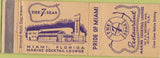 Matchbook Cover - 7 Seas Restaurant Miami FL