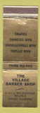 Matchbook Cover - Village Barber Shop Niles IL WEAR