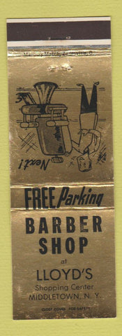 Matchbook Cover - Lloyd's Barber Shop Middletown OH