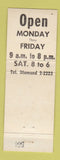 Matchbook Cover - Lloyd's Barber Shop Middletown OH