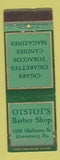 Matchbook Cover - Otstot's Barber Shop Harrisburg PA WORN