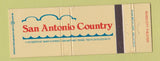 Matchbook Cover - San Antonio County TX River City Theater Movies WEAR