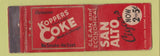 Matchbook Cover - Koppers Coke Coal San Alto Cigars Chicago IL WEAR