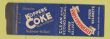 Matchbook Cover - Koppers Coke Coal Fischman Sons Grocery POOR STRIKER Chicago