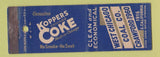 Matchbook Cover - Koppers Coke Coal West Chicago IL