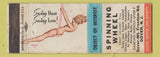 Matchbook Cover - Spinning Wheel Dover NJ pinup WEAR