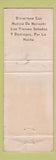 Matchbook Cover - El Zarape Bar Redwood City CA pinup WORN