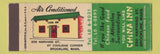 Matchbook Cover - China Inn Restaurant Brookline MA