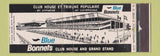 Matchbook Cover - Blue Bonnets Horse Racing QC