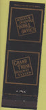 Matchbook Cover - Grand Truck Railway System