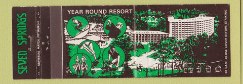Matchbook Cover - Seven Springs Resort Champion PA Full Length