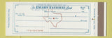 Matchbook Cover - Brady National Bank TX Full Length