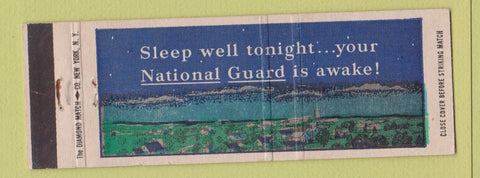 Matchbook Cover - National Guard Full Length