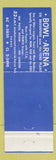 Matchbook Cover - Bowl Area Bowling AMF Full Length