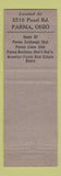Matchbook Cover - Iron Kettle Restaurant Parma OH Full Length
