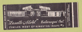 Matchbook Cover - Lasalle Motel Cataraqui ON Full Length