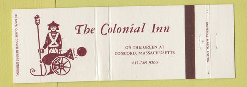 Matchbook Cover - Colonial Inn Concord MA  Full Length
