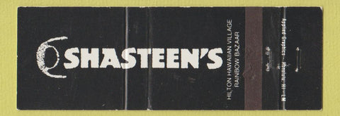 Matchbook Cover - Shasteen's Hilton Hawaii Village  Full Length