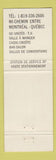 Matchbook Cover - Le 4 Saisons Hotel Drummond QC Full Length