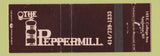 Matchbook Cover - The Peppermill Appleton WI Full Length