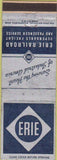 Matchbook Cover - Erie Railroad