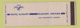 Matchbook Cover - Hotel Elkhart IN Full Length