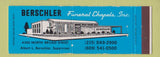 Matchbook Cover - Berschler Funeral Home Philadelphia PA Full Length