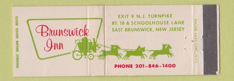 Matchbook Cover - Brunswick Inn East Brunswick NJ Full Length