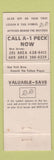 Matchbook Cover - A1 Peck Driving School NY Full Length
