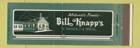 Matchbook Cover - Bill Knapp's MI IN OH Restaurants