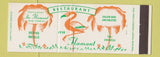 Matchbook Cover - Restaurant Au Flamant Flamingo Full Length