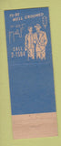 Matchbook Cover - American Laundry Dry Cleaners Bryan TX WEAR Full Length