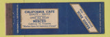 Matchbook Cover - Barbis Bros Cafe Merced CA
