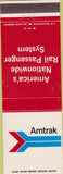 Matchbook Cover - Amtrack Railroad