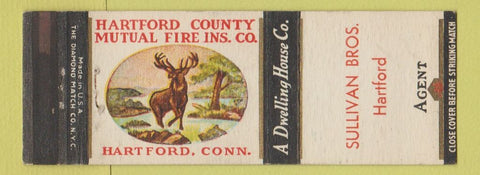 Matchbook Cover - Hartford Insurance Sullivan Bros Hartford CT