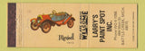 Matchbook Cover - Larry's Paint Spot Battle Creek MI Maxwell Car
