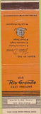 Matchbook Cover - Rio Grande Railroad  WEAR