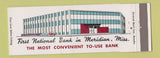 Matchbook Cover - First National Bank Meridian MS Full Length
