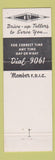 Matchbook Cover - First National Bank Meridian MS Full Length