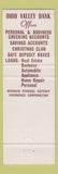 Matchbook Cover - Ohio Valley Bank Vienna WV Full Length